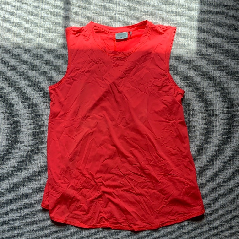 Hot pink/coral || Athleta tank top || NEVER WORN |